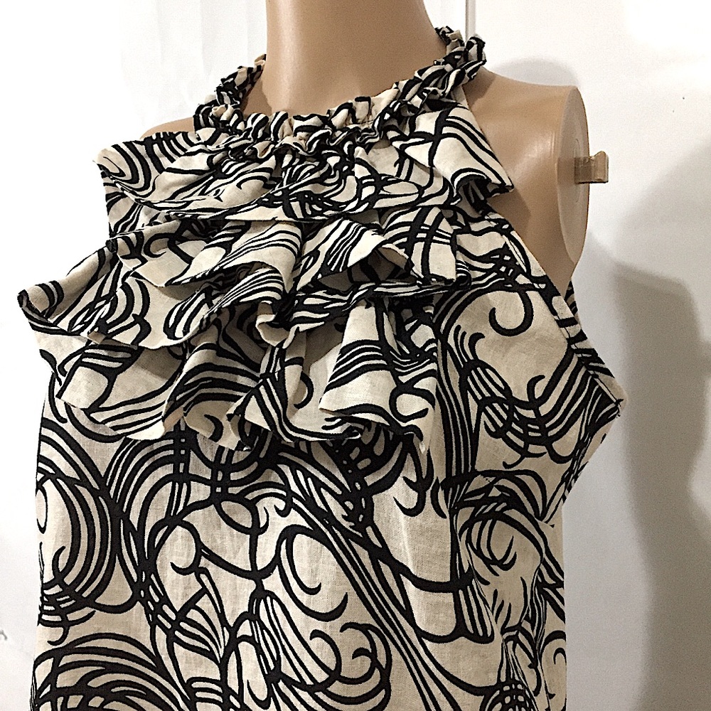 St. Tropez Ruffle Halter Top - Picture 9 of 11